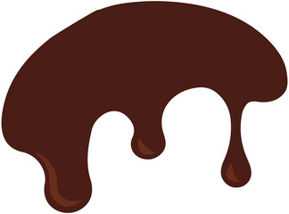 ice Cream Topping Icon,Chocolate syrup 


