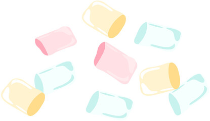 ice Cream Topping Icon,Marshmallow
