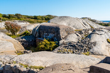 Old Military Structure of Folehavna Fort by the Sea in Sandefjord, Norway