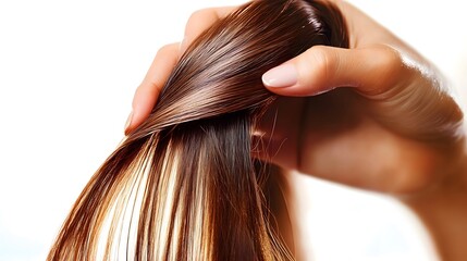 Obraz premium Shiny hair texture