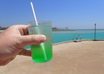green beach drink from Egypt