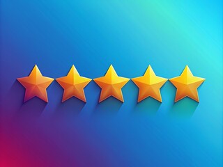 Fototapeta premium Customer Feedback and Review with Star Rating Design Concept for Business Growth and Success
