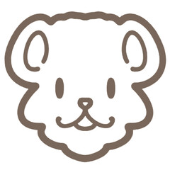 An animal with a dog-like face