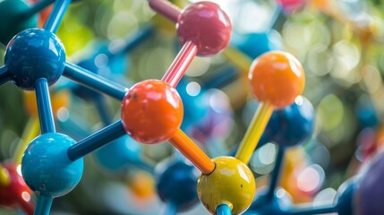 A playground that sparks interest in science from a young age through playful exploration of molecular models.