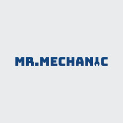 Mr.Mechanic Logo Design Template - editable
