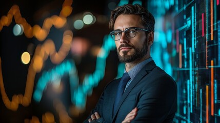 Business Analyst Presenting market Research Insights