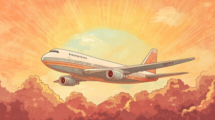 Vintage airplane design