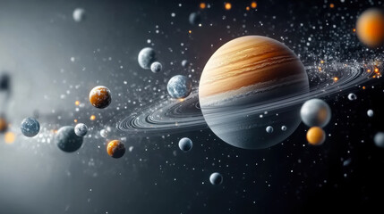 Abstract scientific background