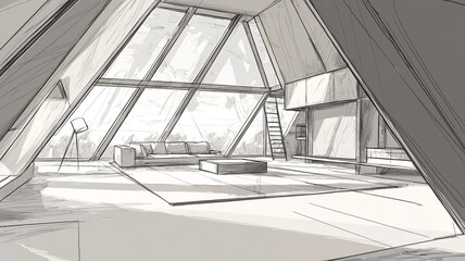 Obraz premium A modern interior