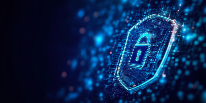 Technology abstract futuristic science background for internet business. Big data concept.