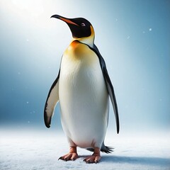 Obraz premium penguin on the beach