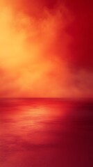 Obraz premium Bold Color Gradient Merging with Vibrant Red Background Creating Visual Drama Wallpaper