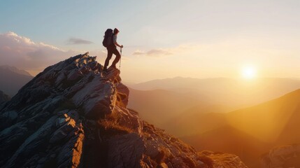 Fototapeta premium Adaptive Leadership: Leaders who embrace adaptive leadership focus on flexibility and resilience, adjusting their strategies to meet evolving challenges and environments. 