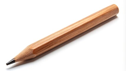Obraz premium Close-up shot of wide-angle wooden pencil