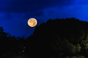 Full Moon over Aix-en-Provence