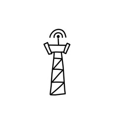 network antenna tower icon