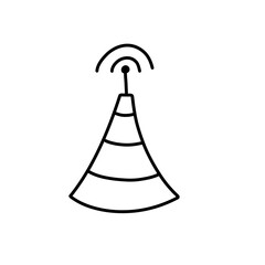 network antenna tower icon