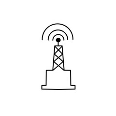 network antenna tower icon