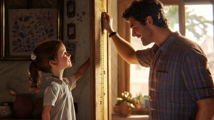 “From Little to Tall: Family Height Moments”