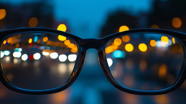 Design a poster about an article with bread 3 tips about night driving glasses. Effective or just a commercial claim? realstic