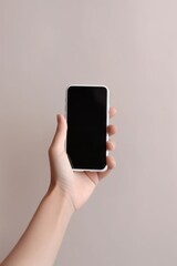 Phone holding hand photographing.