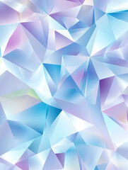 Fototapeta premium A mesmerizing geometric pattern background in soft pastel tones featuring repeating triangular shapes with a modern aesthetic