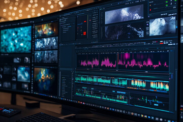 Obraz premium An interactive timeline showing the tools and textures