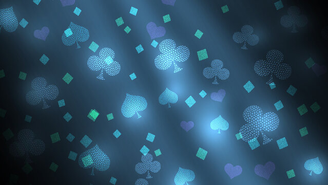 The Abstract poker blurred pattern.