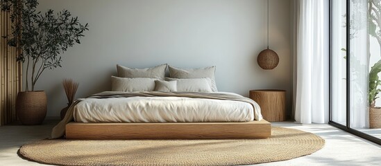 Minimalist Bedroom with Natural Elements