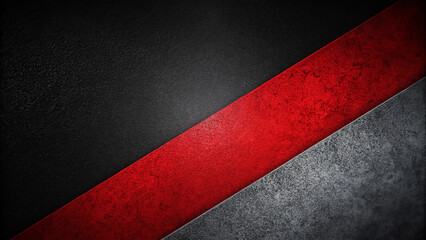 Red black gray abstract poster header cover backdrop background design with noise texture effect.