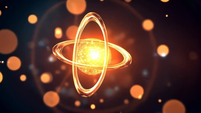 Radiant Atom Illustration