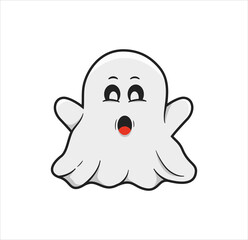 Ghost Halloween Cartoon