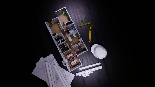  3d architectural floorplan