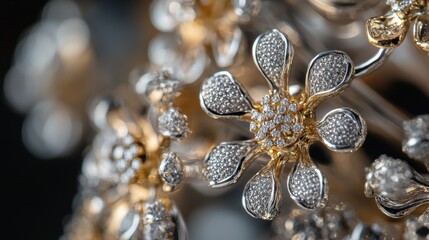 Fototapeta premium A detailed close-up of prayer beads resting on a meditation cushion, bathed in peaceful light.