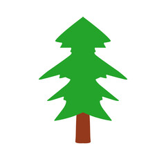 Christmas Pine Tree Illustration