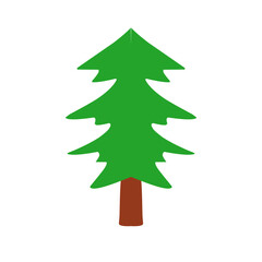 Christmas Pine Tree Illustration