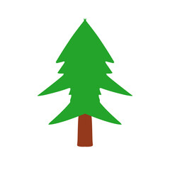 Christmas Pine Tree Illustration