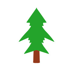 Christmas Pine Tree Illustration