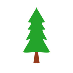 Christmas Pine Tree Illustration