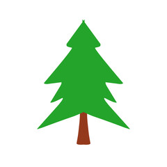 Christmas Pine Tree Illustration