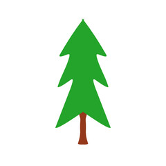 Christmas Pine Tree Illustration