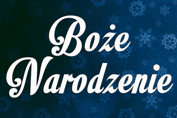 Naklejka premium Boże Narodzenie
