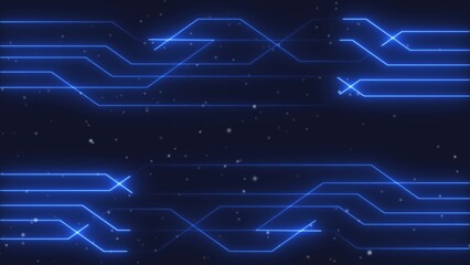 Digital Circuit Network Technology internet data illustration