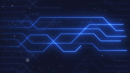 Digital Circuit Network Technology internet data illustration