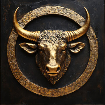 taurus zodiac sign, Abstract night sky background
