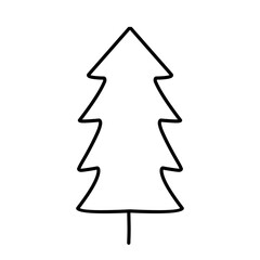 Pine Tree Outline