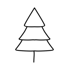 Pine Tree Outline
