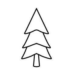 Pine Tree Outline