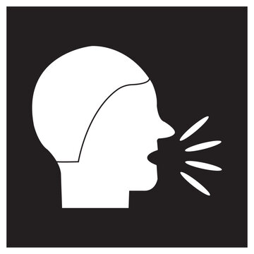 recommend clip art: coughing person icon