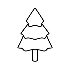 Pine Tree Outline